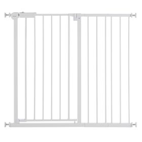 Baby Gate 26-40 Inches Adjustable Width 36 Inches High Dog Gate White