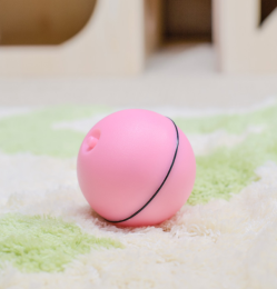 LED Laser Electronic Rolling Pet Funny Cat Toy Ball (Option: Pink)