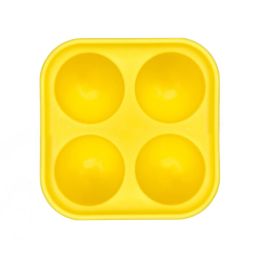 Dog Silicone Slow Tableware Molar Food Leakage Toy Pet Pets Supplies (Option: Tray Yellow)