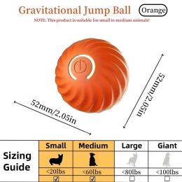 Blue And Orange Pet Bouncing Ball Fun Pet Bouncing Ball For Cats And Dogs (Option: Orange)